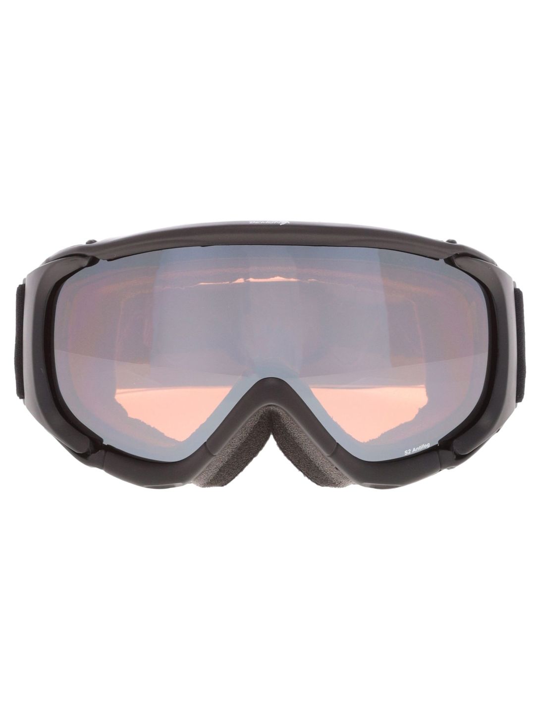 Demon, Matrix goggles unisex Matt Black - Orange Silver Mirror black 