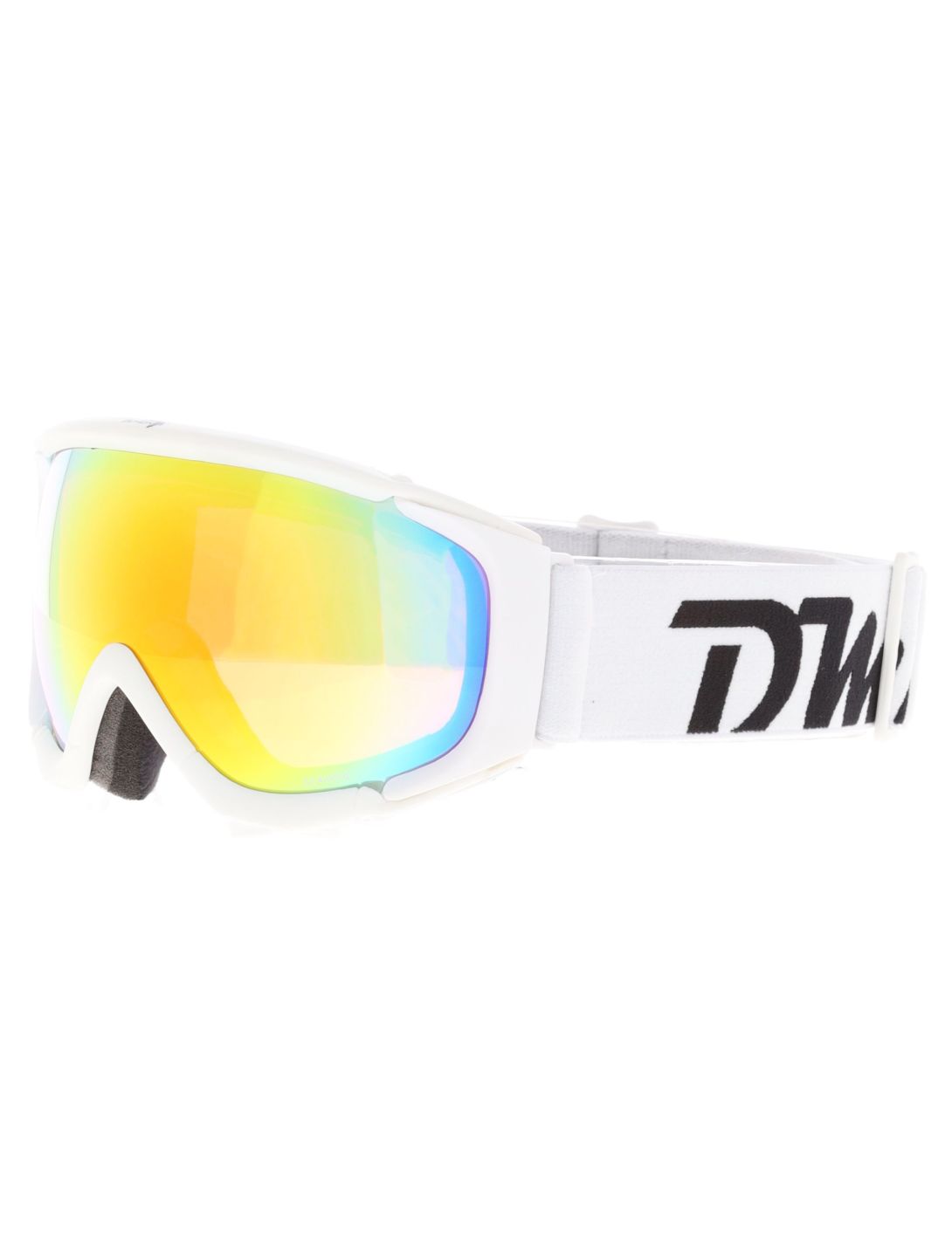 Demon, Matrix goggles unisex Matt White Red - Pink Multilayer Orange white 