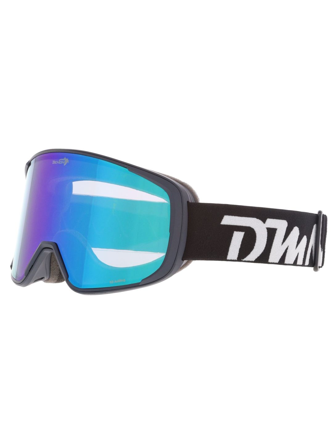 Demon, Provider goggles unisex Matt Dark Octanio - Orange Green Mirror 