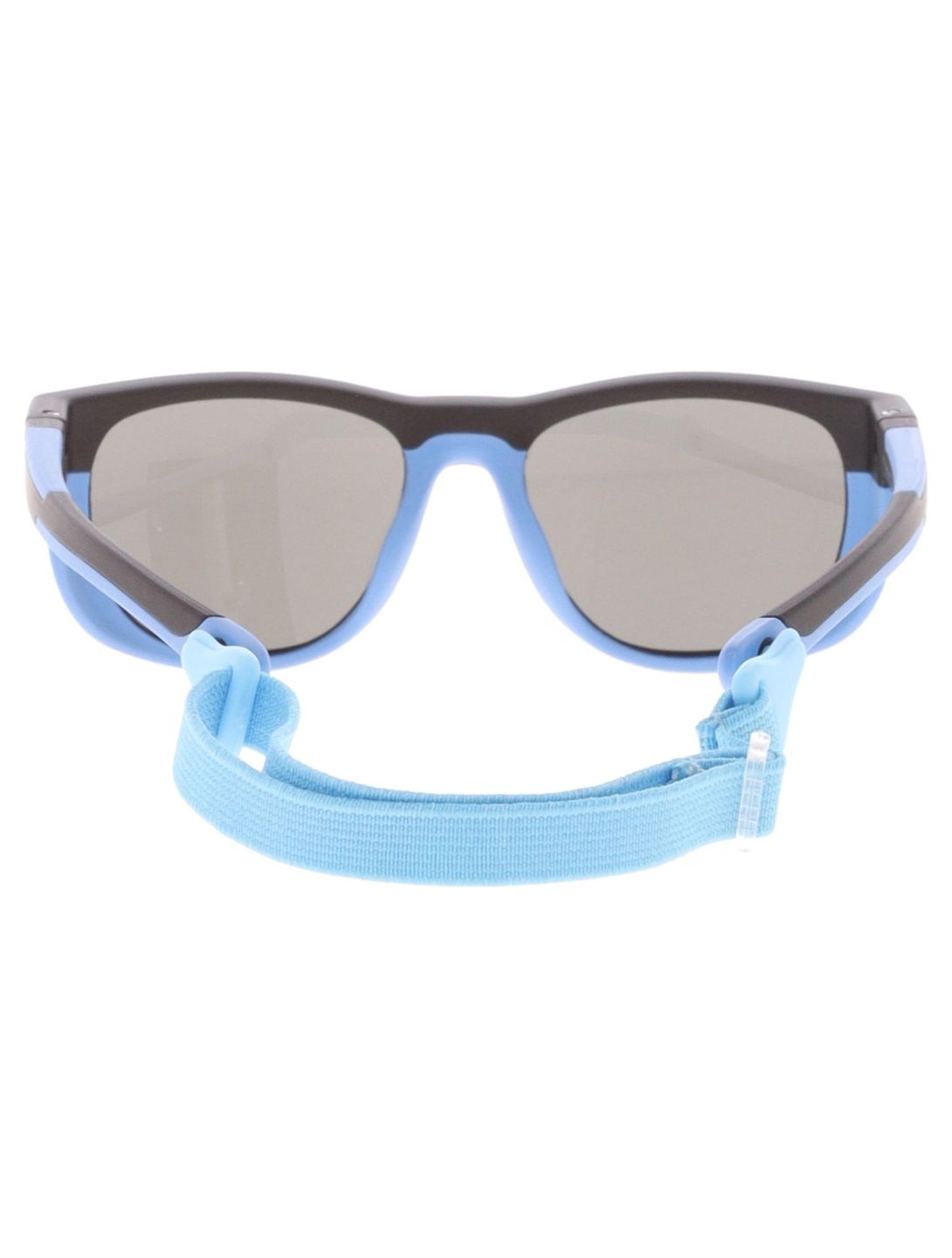 Demon, Rock sunglasses kids Rubber Black - Blue Mirror black 