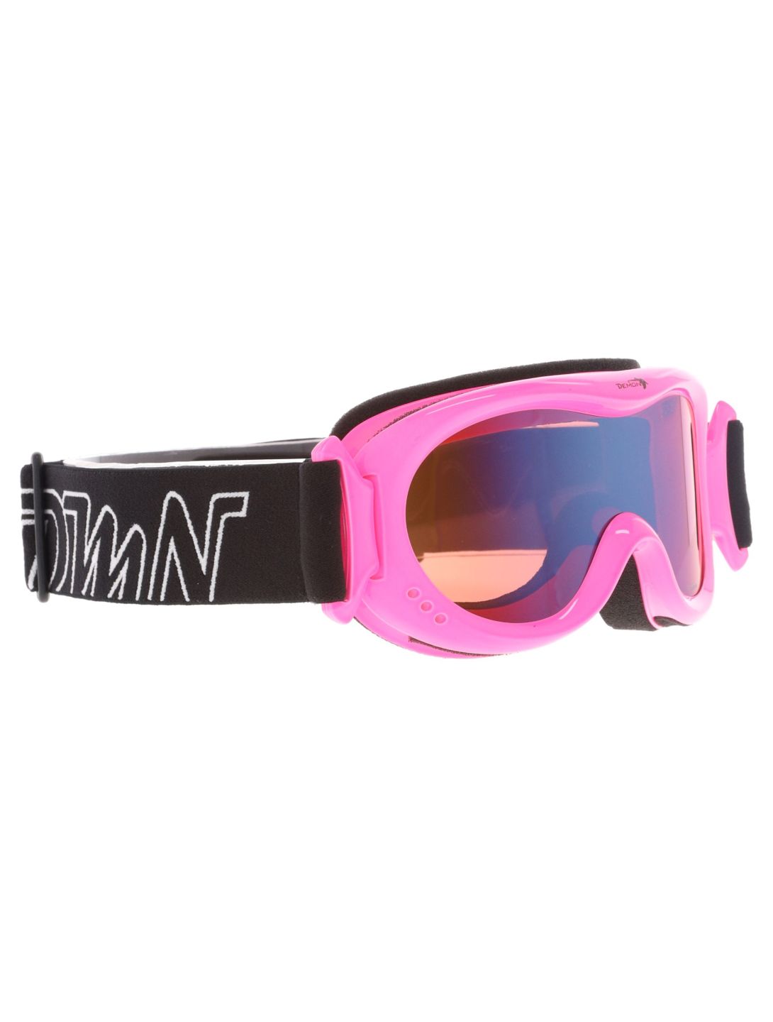 Demon, Snow 6 Mirror goggles kids Fuchsia Fluo Safety - Orange Blue Mirror 