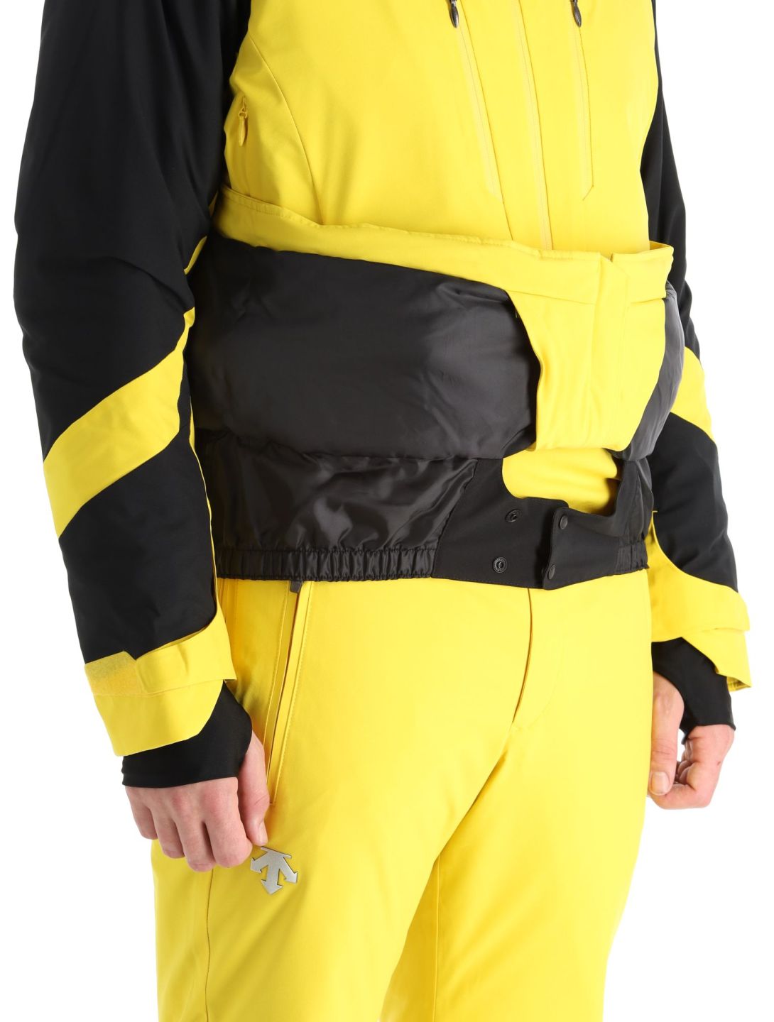 Descente, Chester ski jacket men Warbler Yellow black, yellow 