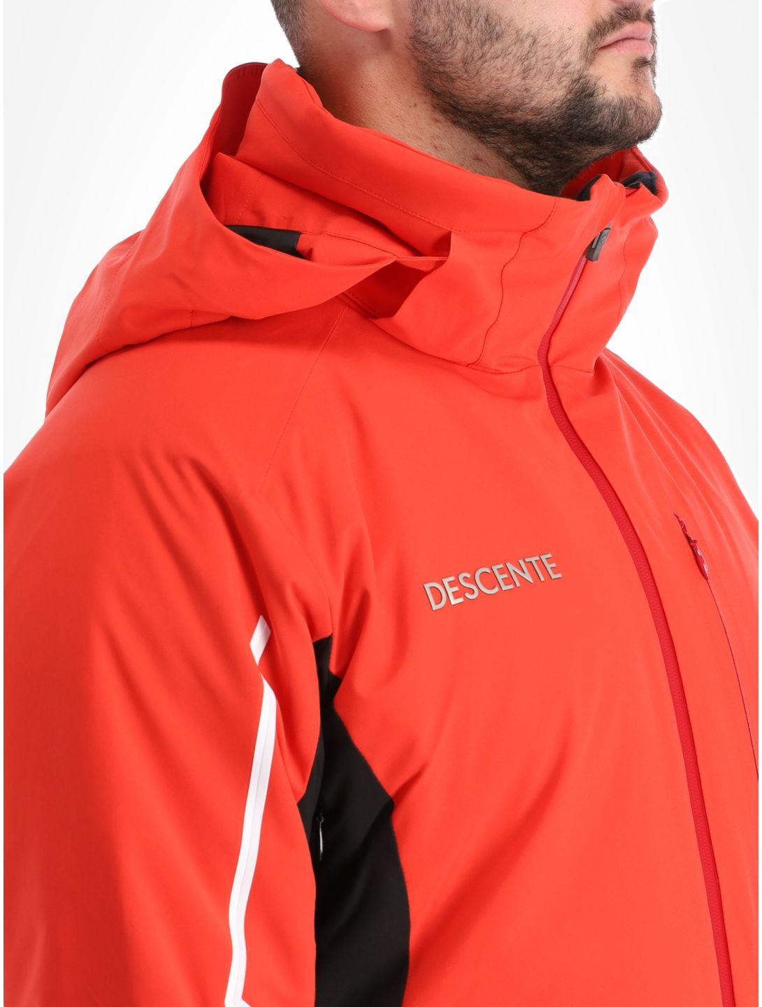 Descente, Cody ski jacket men Electric Red black, red 