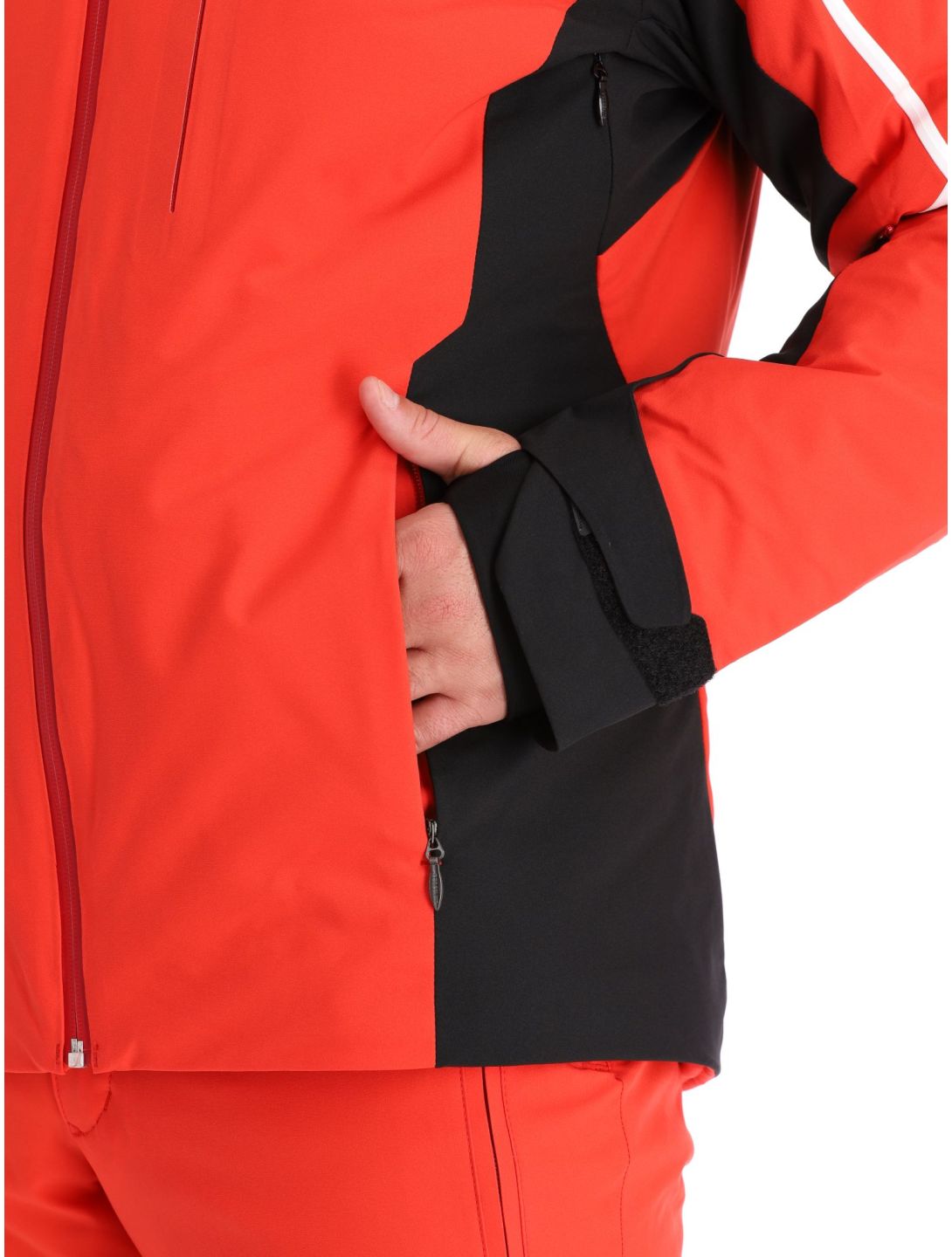 Descente, Cody ski jacket men Electric Red black, red 