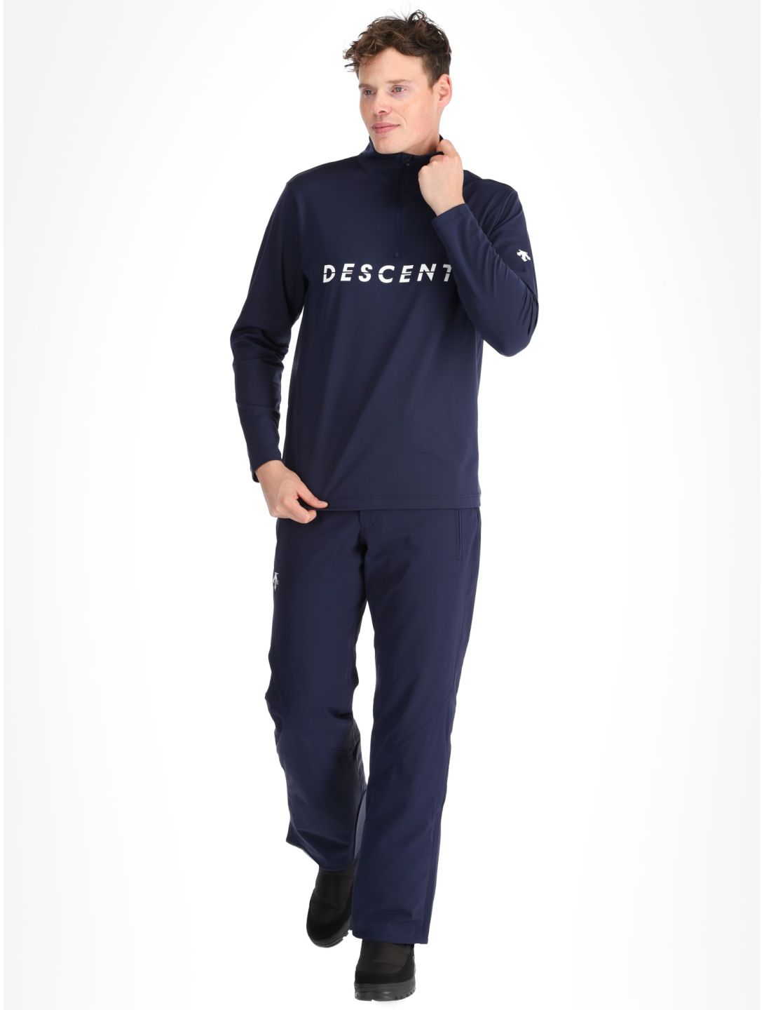 Descente, M-GB20 pullover men Dark Night blue 