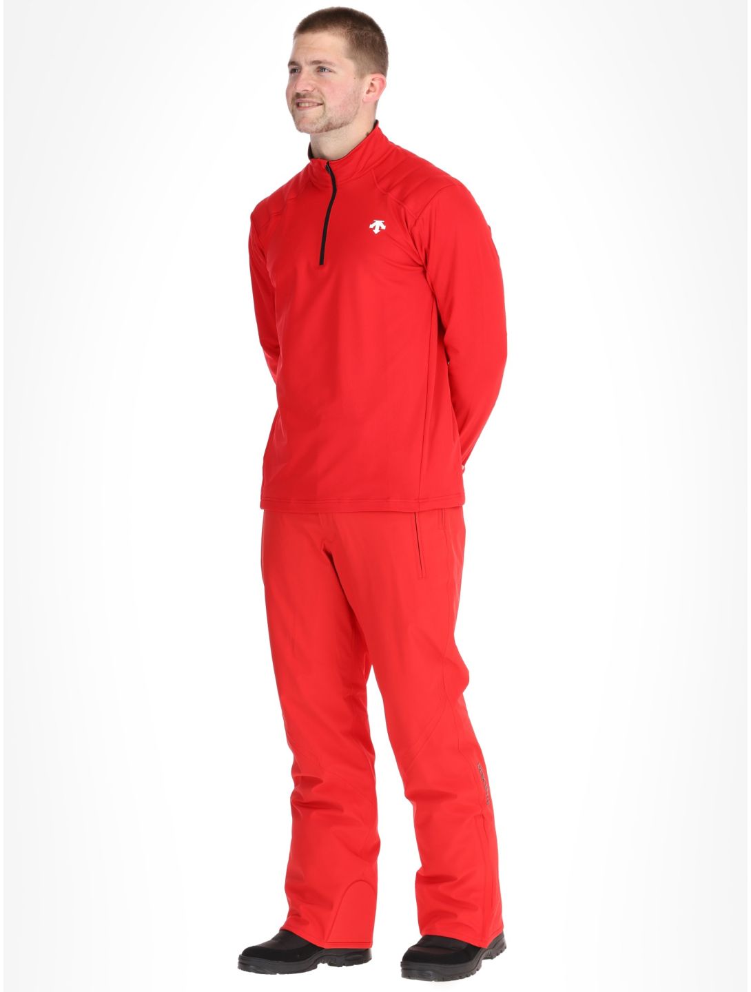 Descente, M-GB21 pullover men Electric Red red 