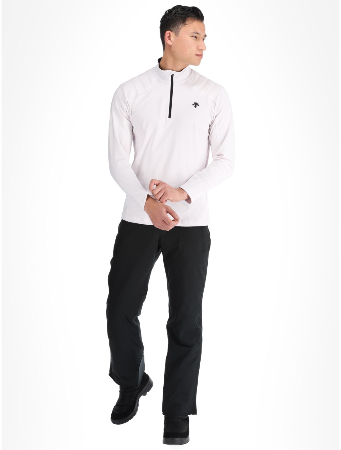 Descente, M-GB21 pullover men Super White white 