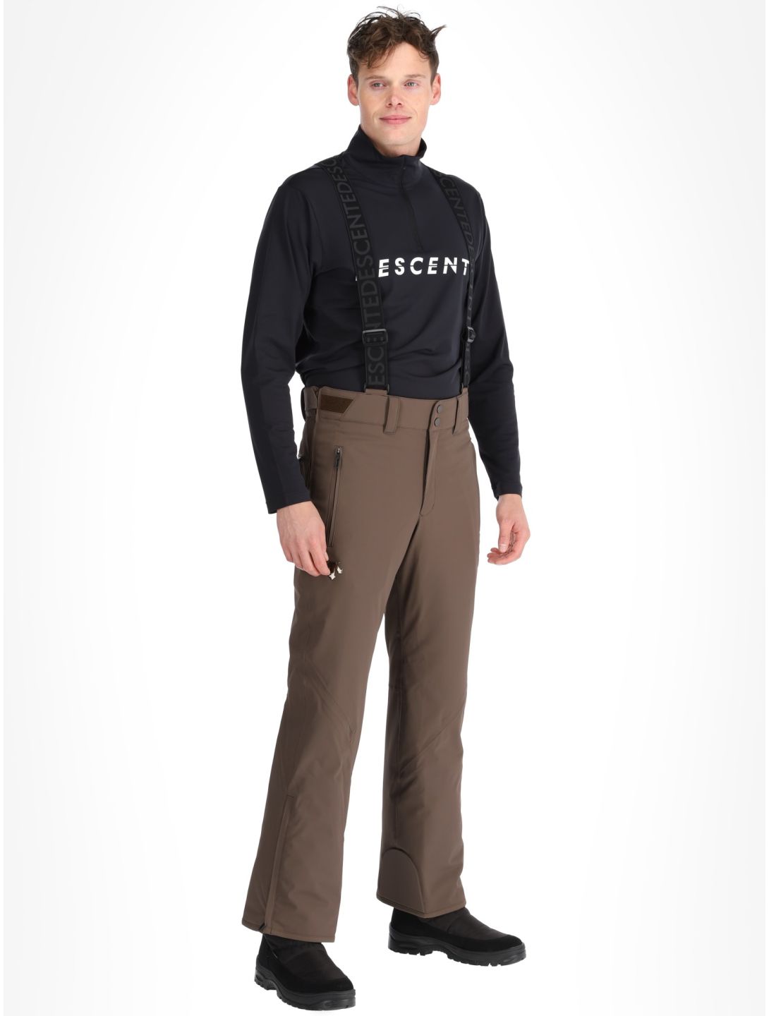 Descente, M-GD40 ski pants men Bark Brown brown 