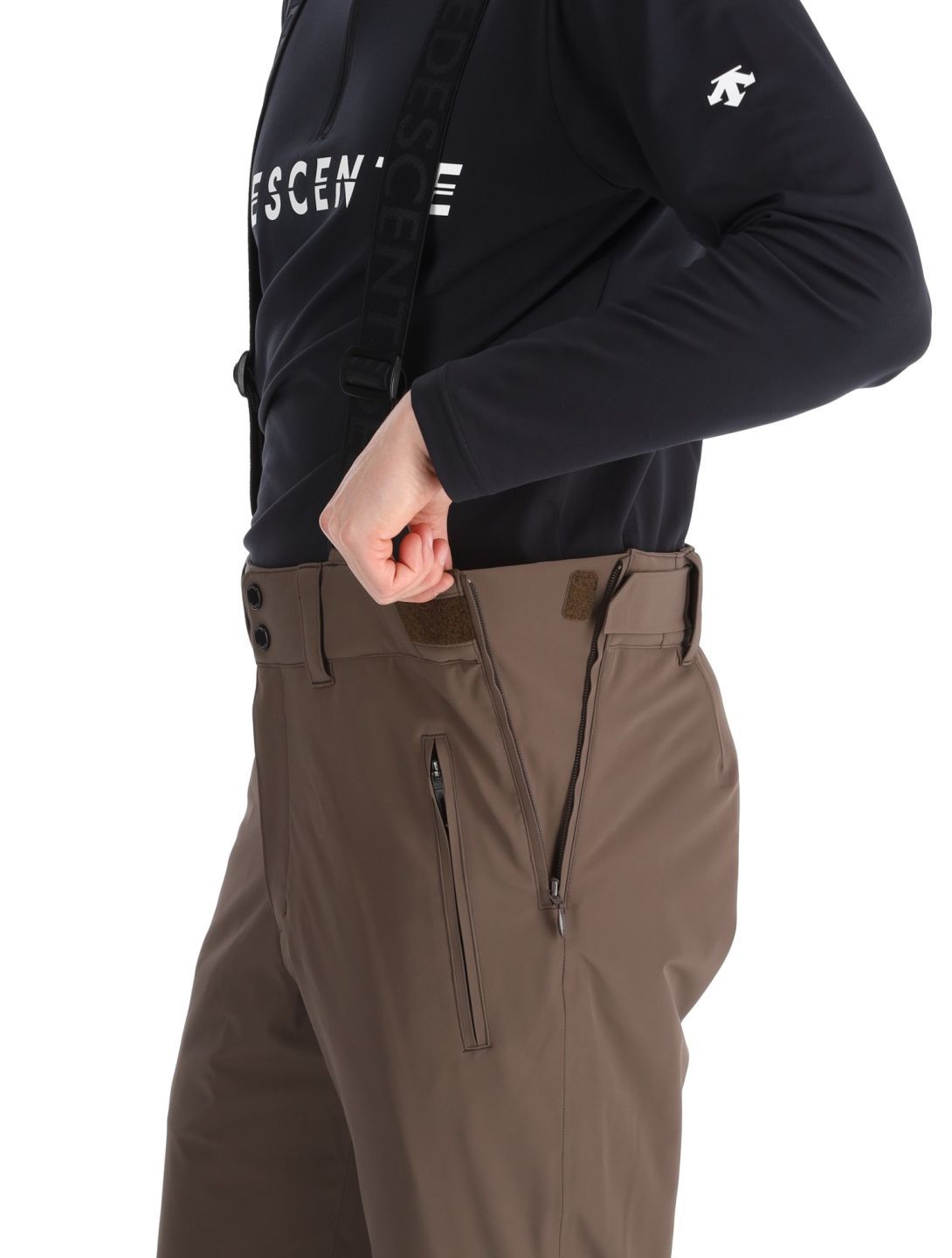 Descente, M-GD40 ski pants men Bark Brown brown 