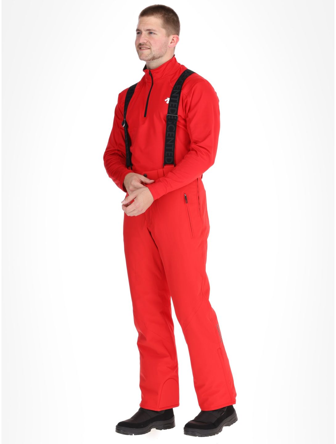 Descente, M-GD40 ski pants men Electric Red red 