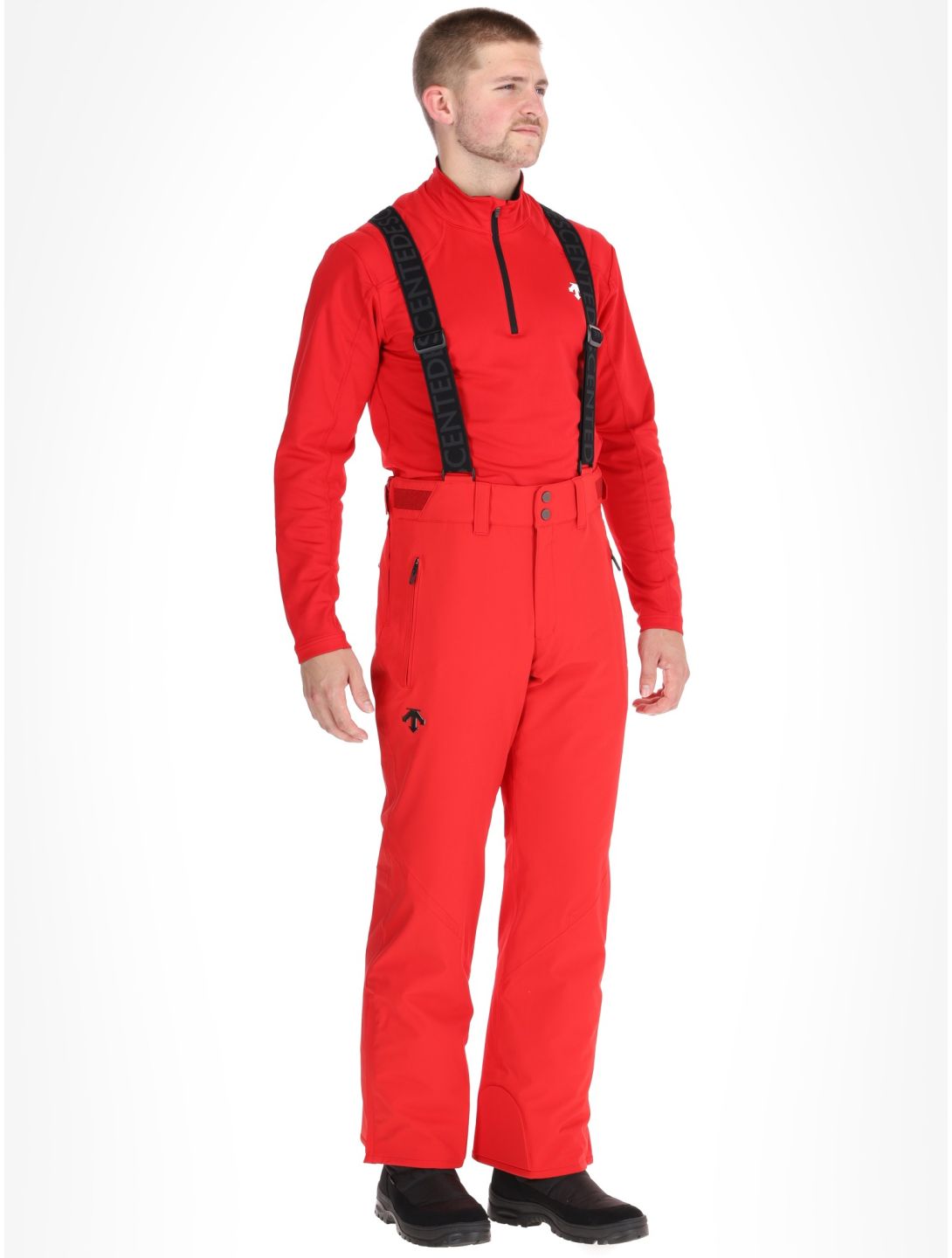 Descente, M-GD40 ski pants men Electric Red red 