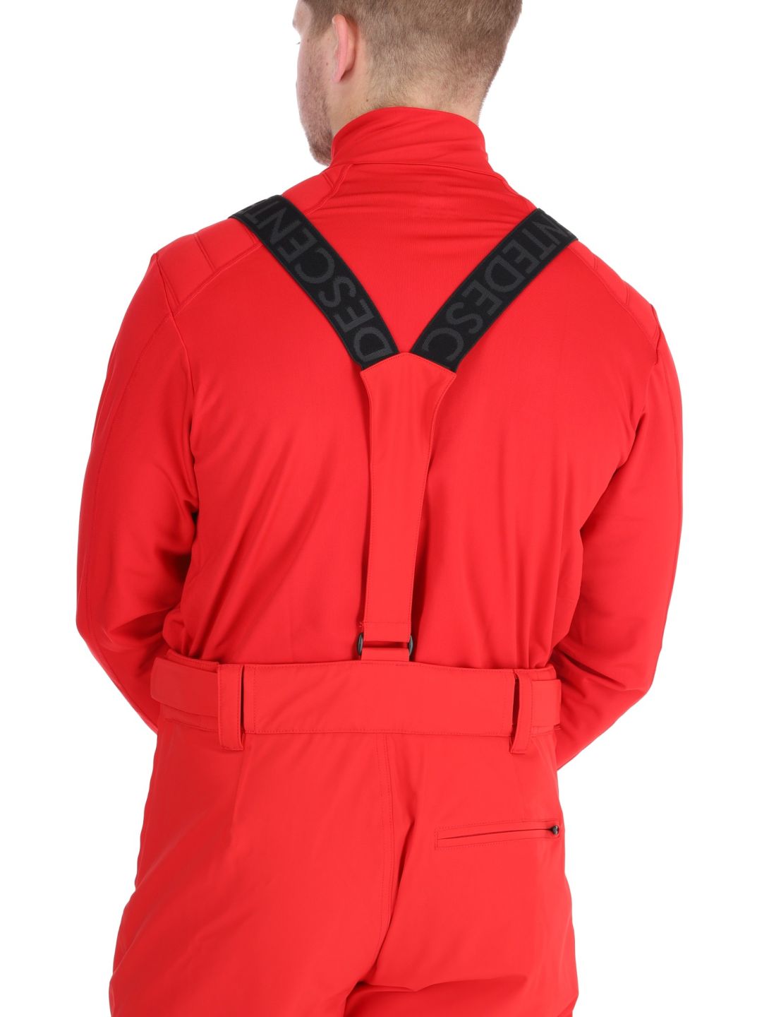 Descente, M-GD40 ski pants men Electric Red red 