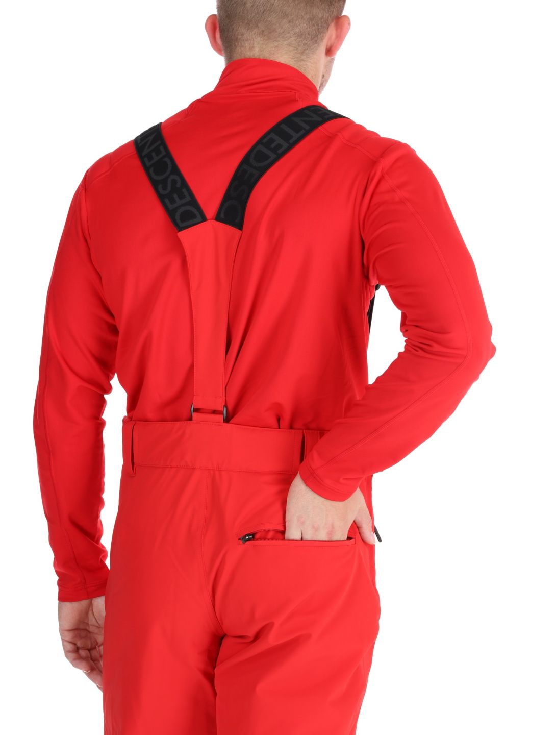 Descente, M-GD40 ski pants men Electric Red red 