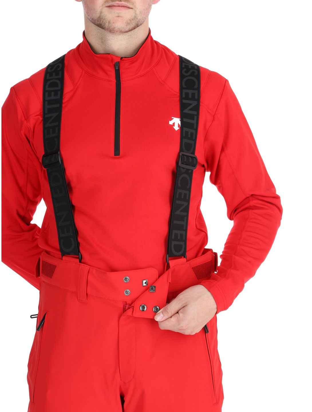 Descente, M-GD40 ski pants men Electric Red red 