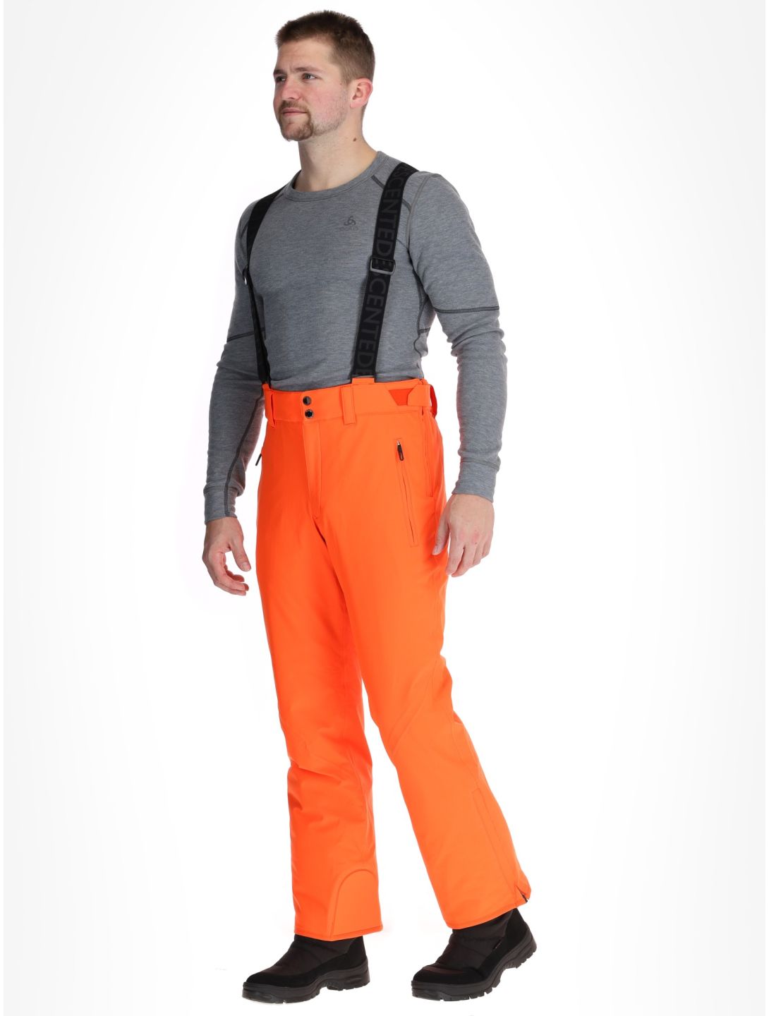 Descente, M-GD41 ski pants men Momiji Orange orange 