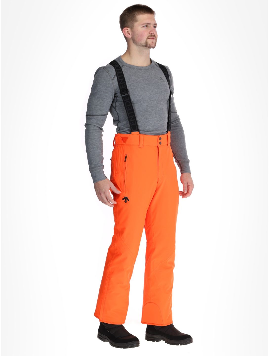 Descente, M-GD41 ski pants men Momiji Orange orange 