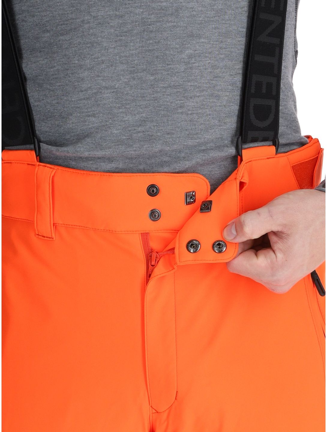 Descente, M-GD41 ski pants men Momiji Orange orange 