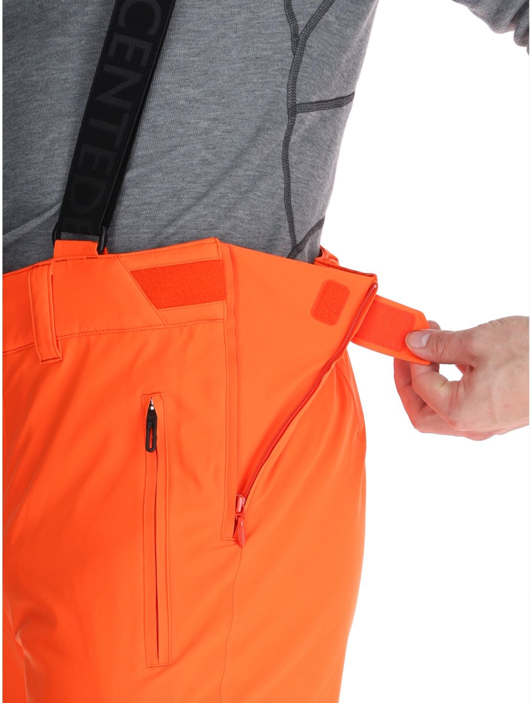 Descente, M-GD41 ski pants men Momiji Orange orange 