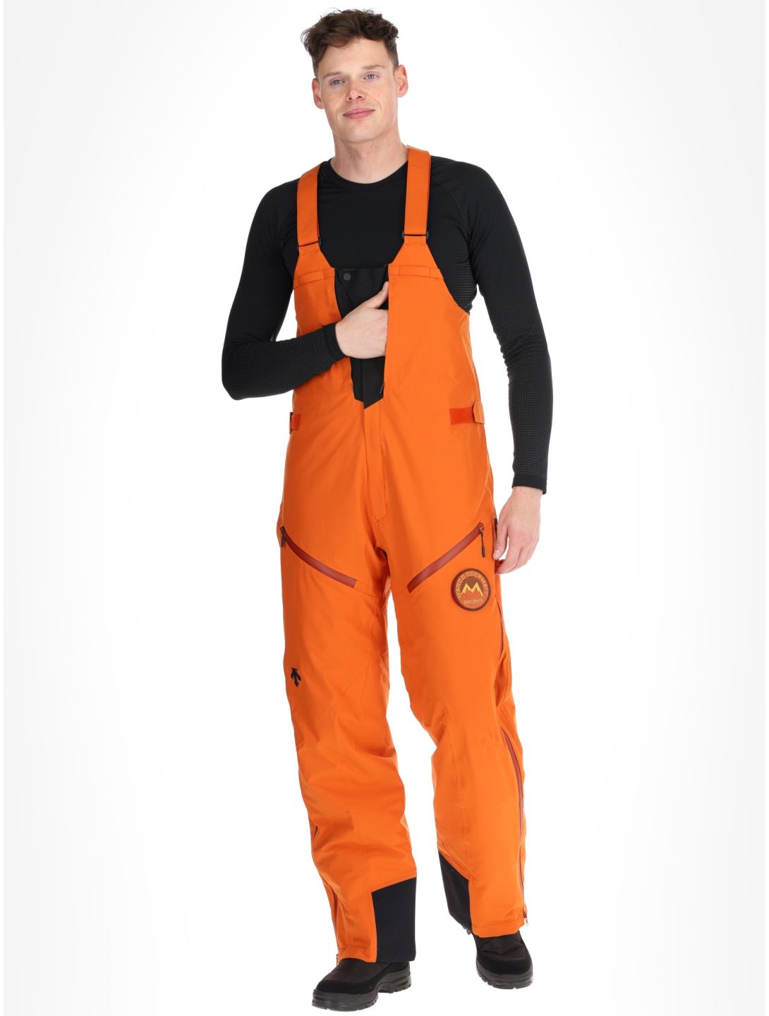 Descente, M-GD50M hardshell ski pants BIB men Ripen Orange orange 