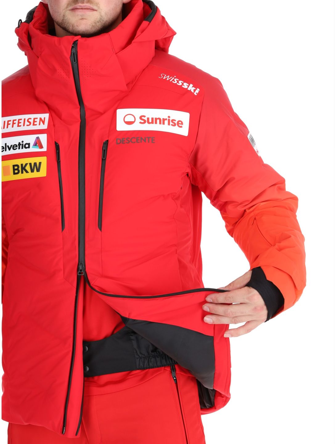 Descente, M-GK21 ski jacket men Swiss red 