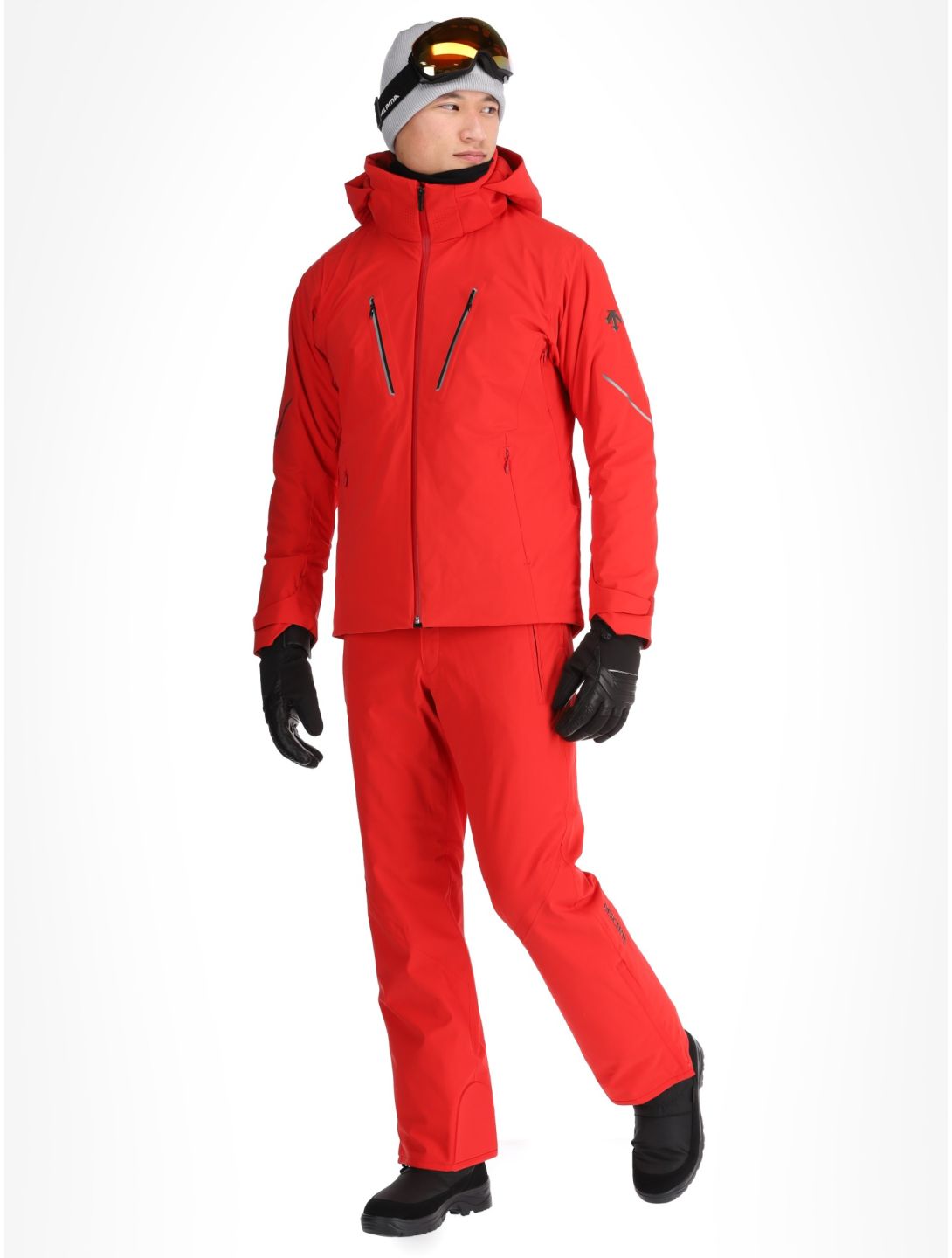 Descente, M-GK24 ski jacket men Electric Red red 