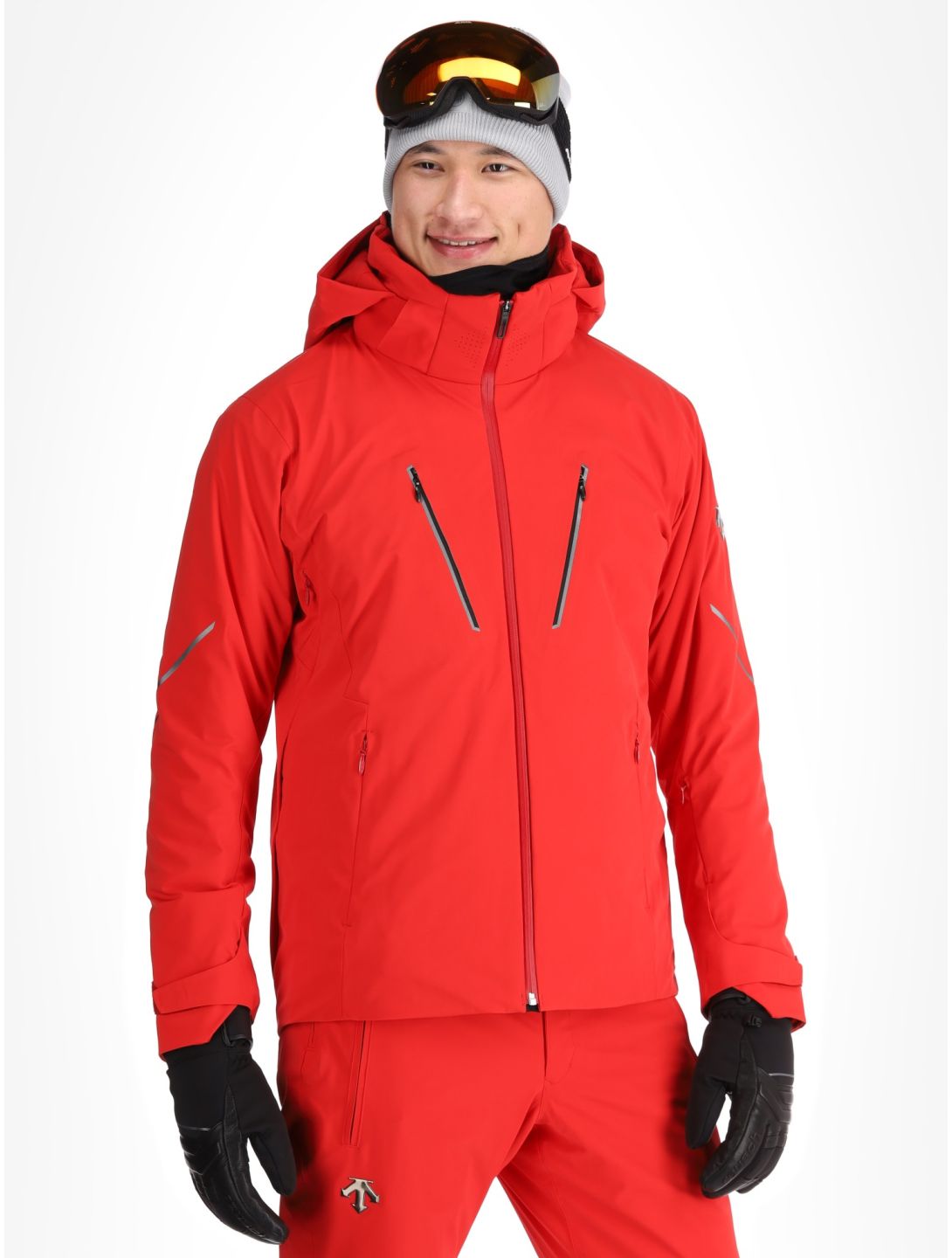 Descente, M-GK24 ski jacket men Electric Red red 