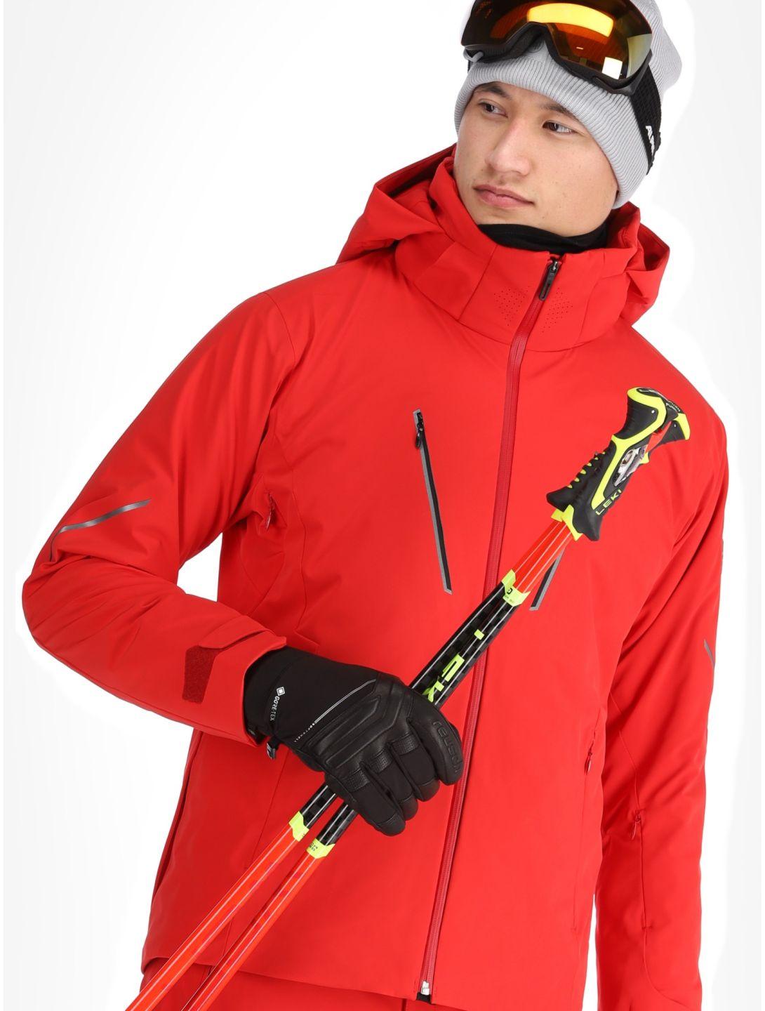 Descente, M-GK24 ski jacket men Electric Red red 