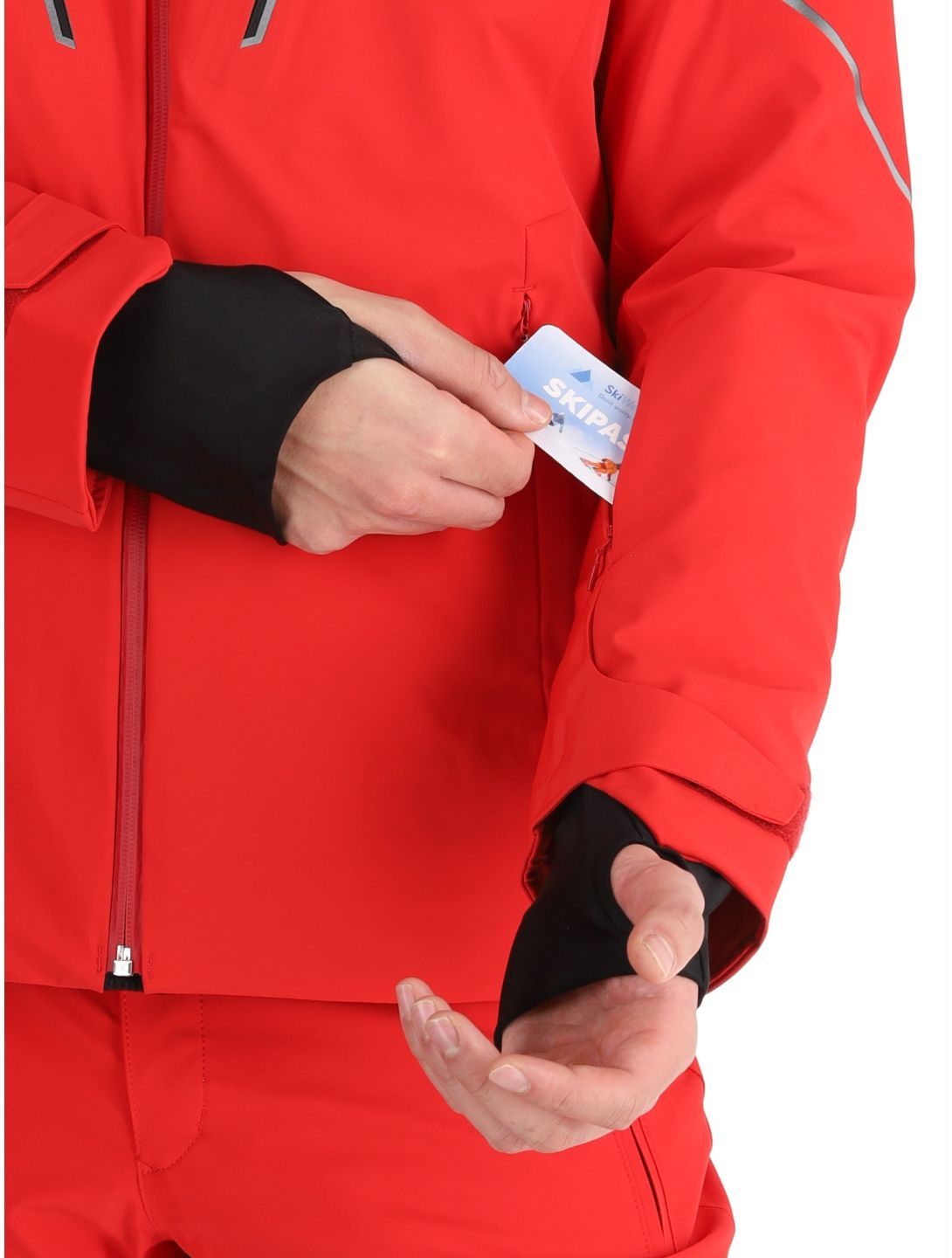 Descente, M-GK24 ski jacket men Electric Red red 