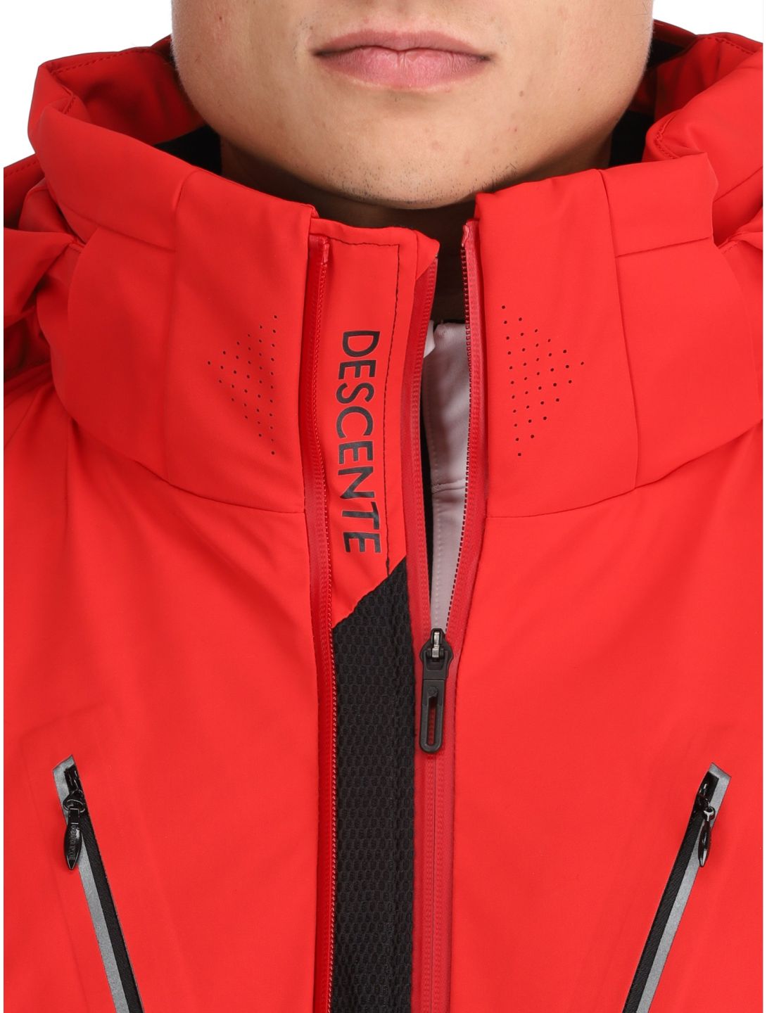 Descente, M-GK24 ski jacket men Electric Red red 