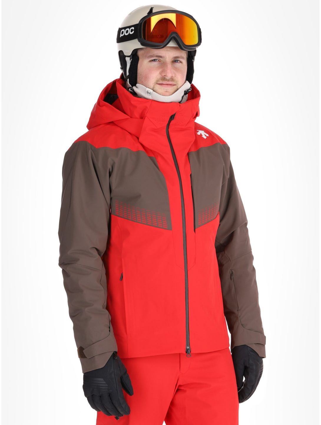 Descente, M-GK26 ski jacket men Electric Red red 