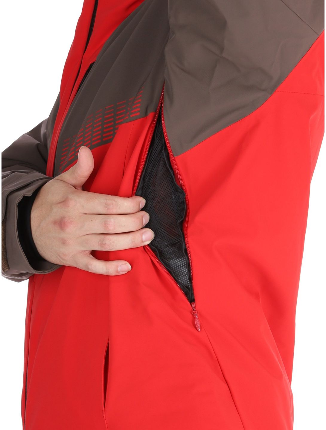 Descente, M-GK26 ski jacket men Electric Red red 