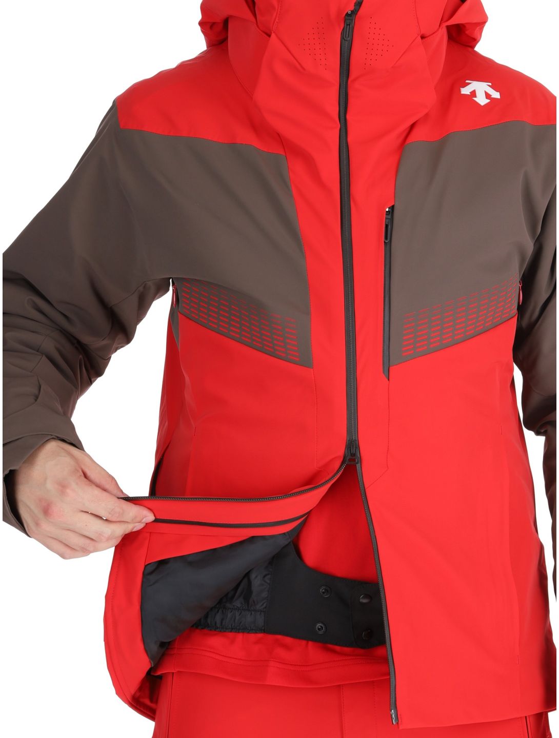 Descente, M-GK26 ski jacket men Electric Red red 