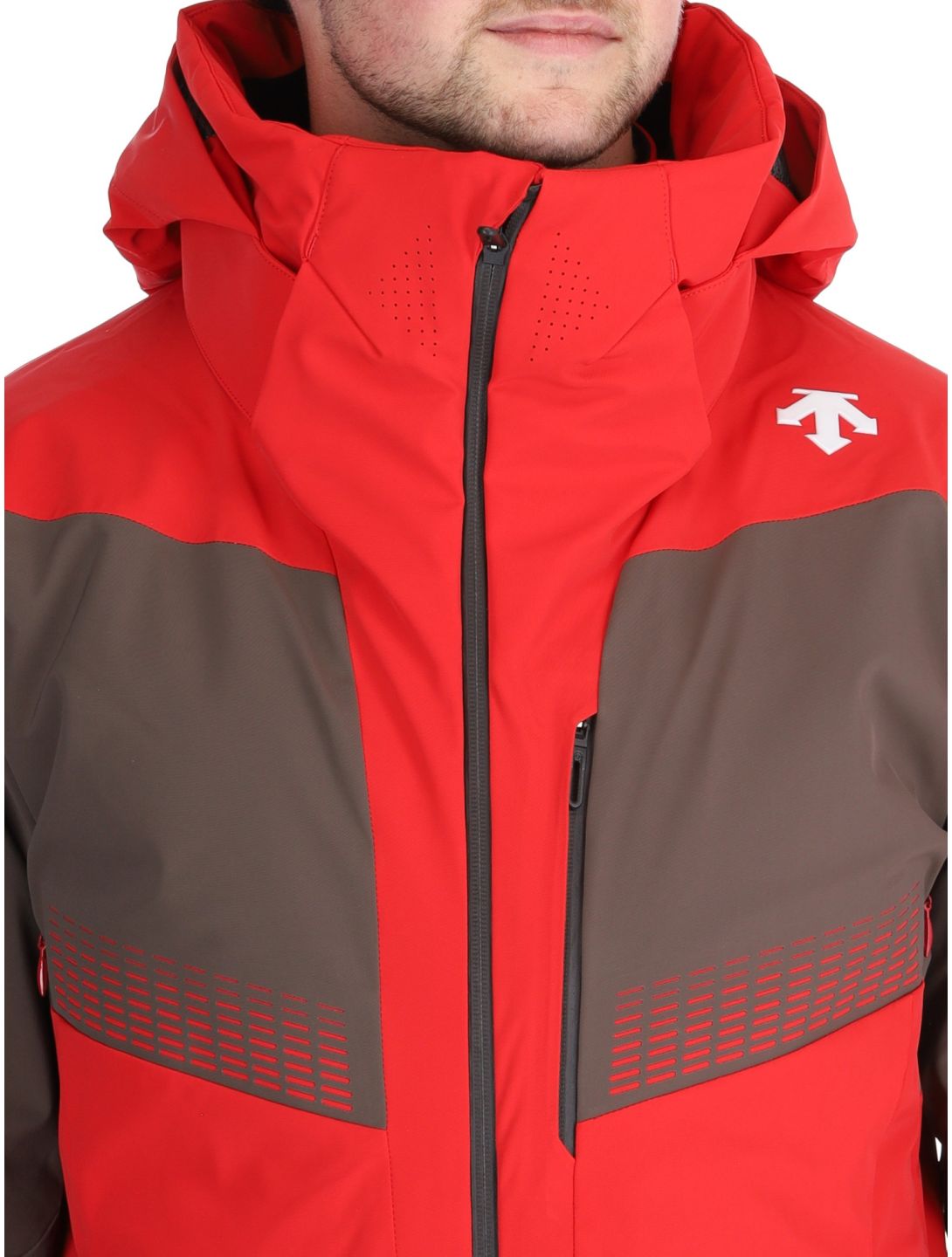 Descente, M-GK26 ski jacket men Electric Red red 