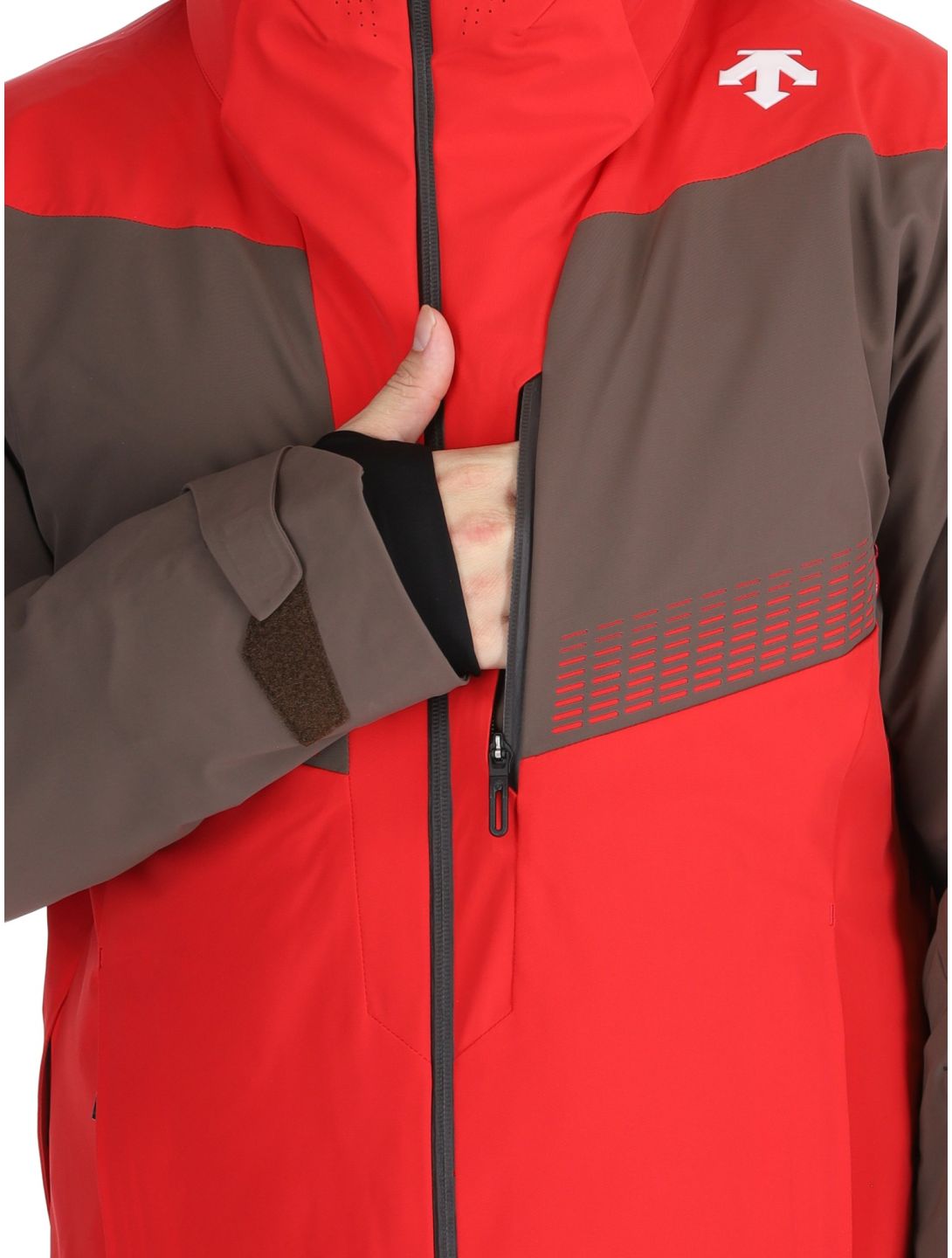 Descente, M-GK26 ski jacket men Electric Red red 