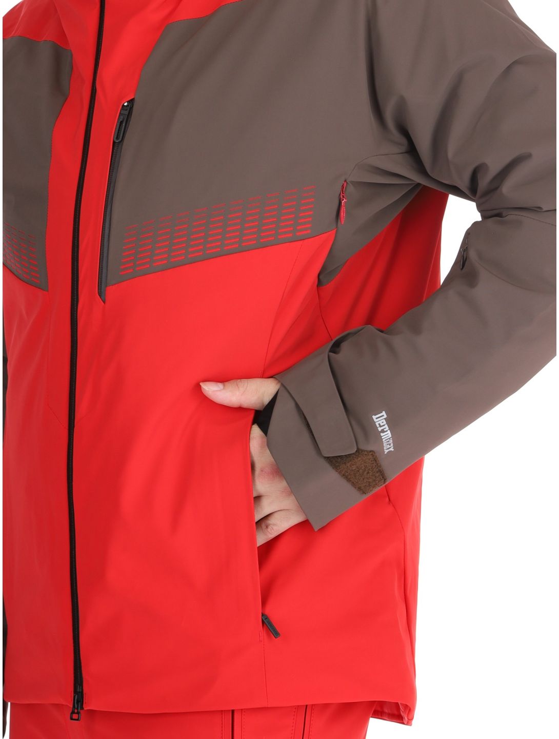 Descente, M-GK26 ski jacket men Electric Red red 