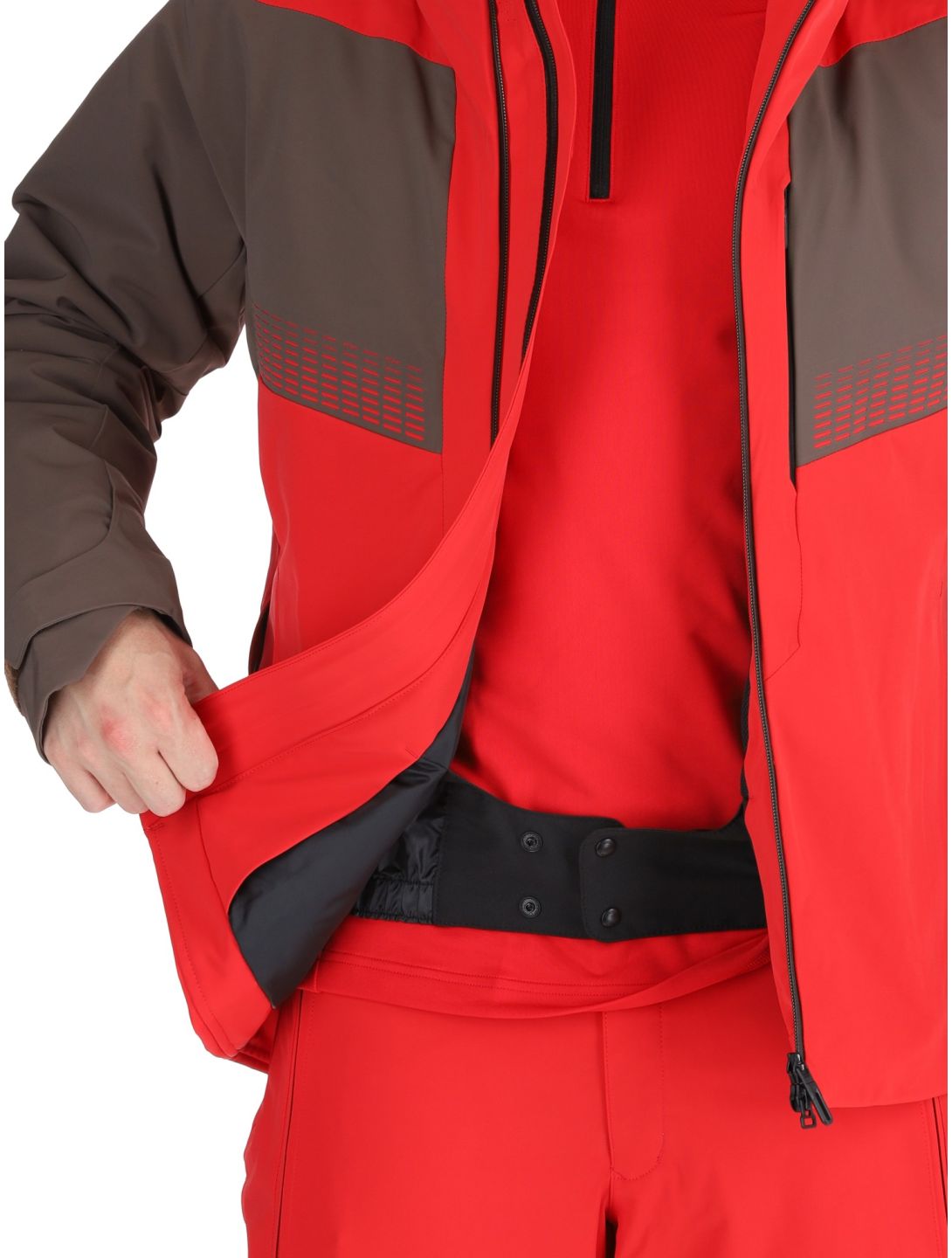 Descente, M-GK26 ski jacket men Electric Red red 