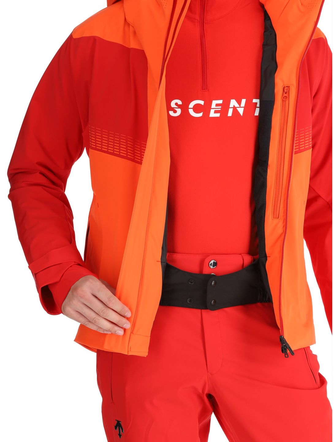 Descente, M-GK26 ski jacket men Momiji Orange orange 