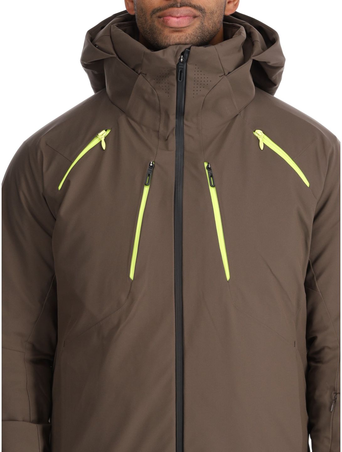 Descente, M-GK27 ski jacket men Bark Brown brown 