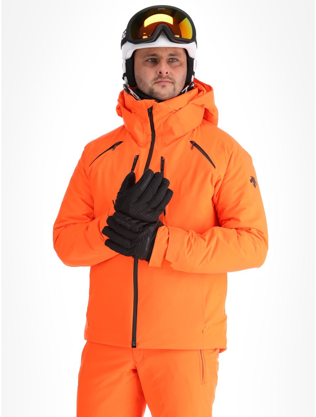 Descente, M-GK27 ski jacket men Momiji Orange orange 