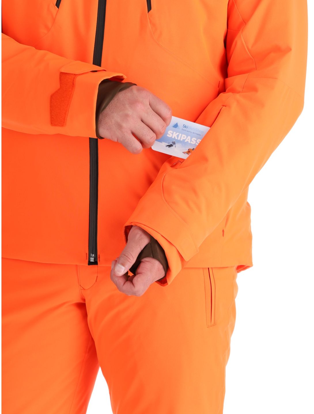 Descente, M-GK27 ski jacket men Momiji Orange orange 