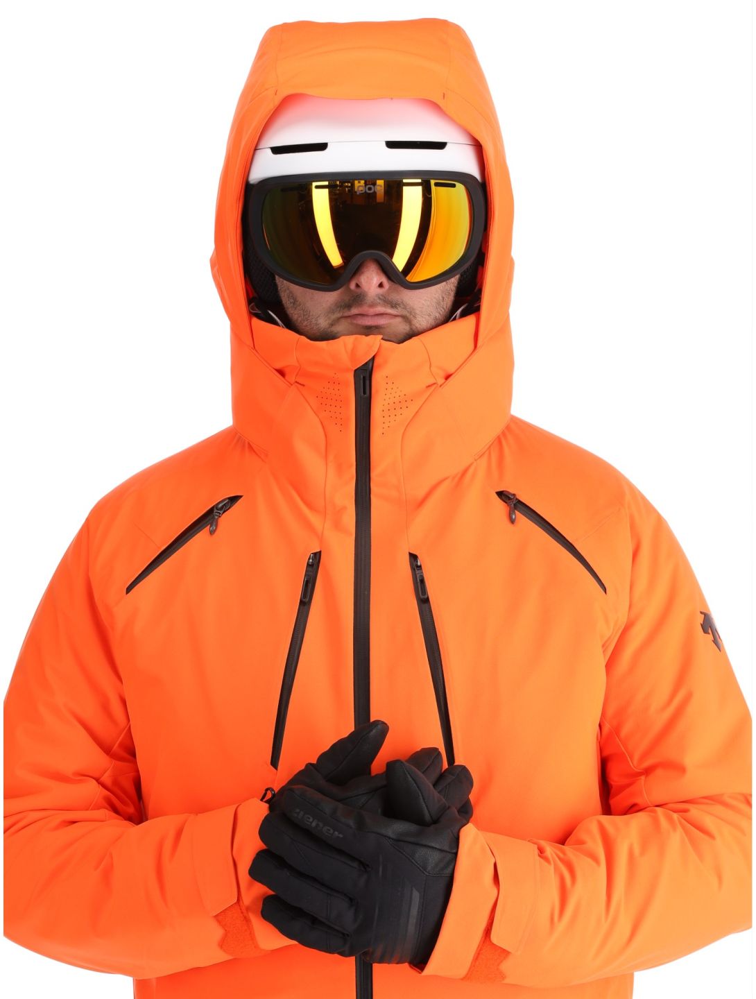 Descente, M-GK27 ski jacket men Momiji Orange orange 