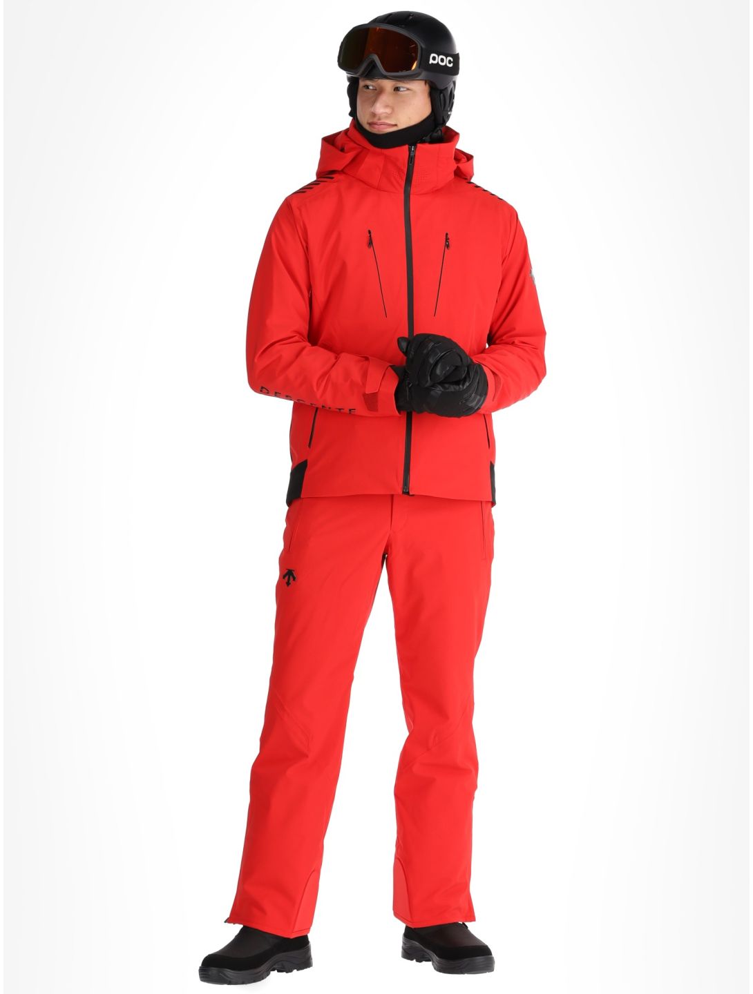 Descente, M-GK29 ski jacket men Electric Red red 