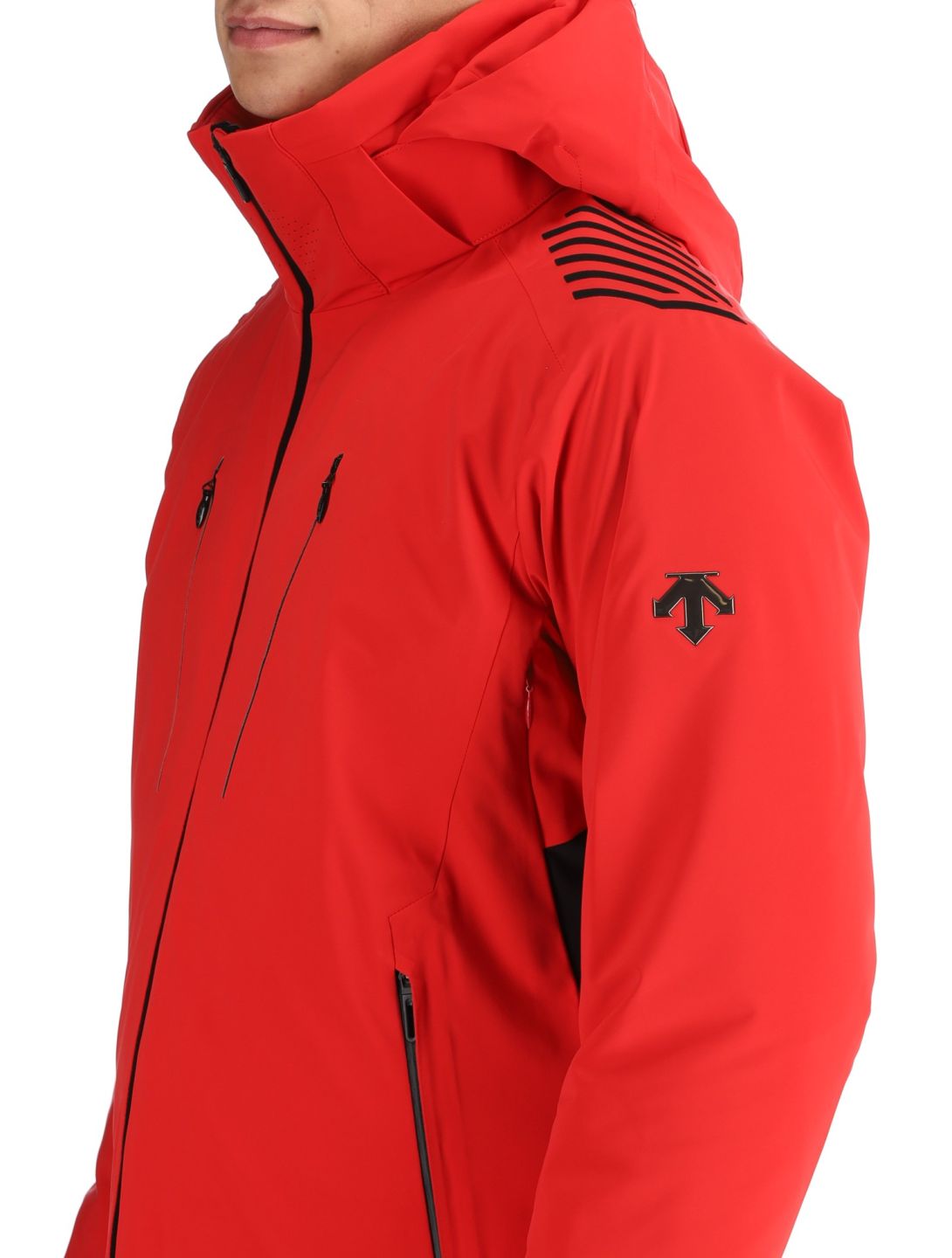 Descente, M-GK29 ski jacket men Electric Red red 