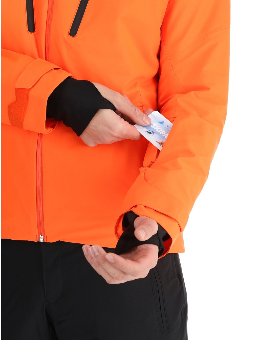 Descente, M-GK33 ski jacket men Momiji Orange orange 