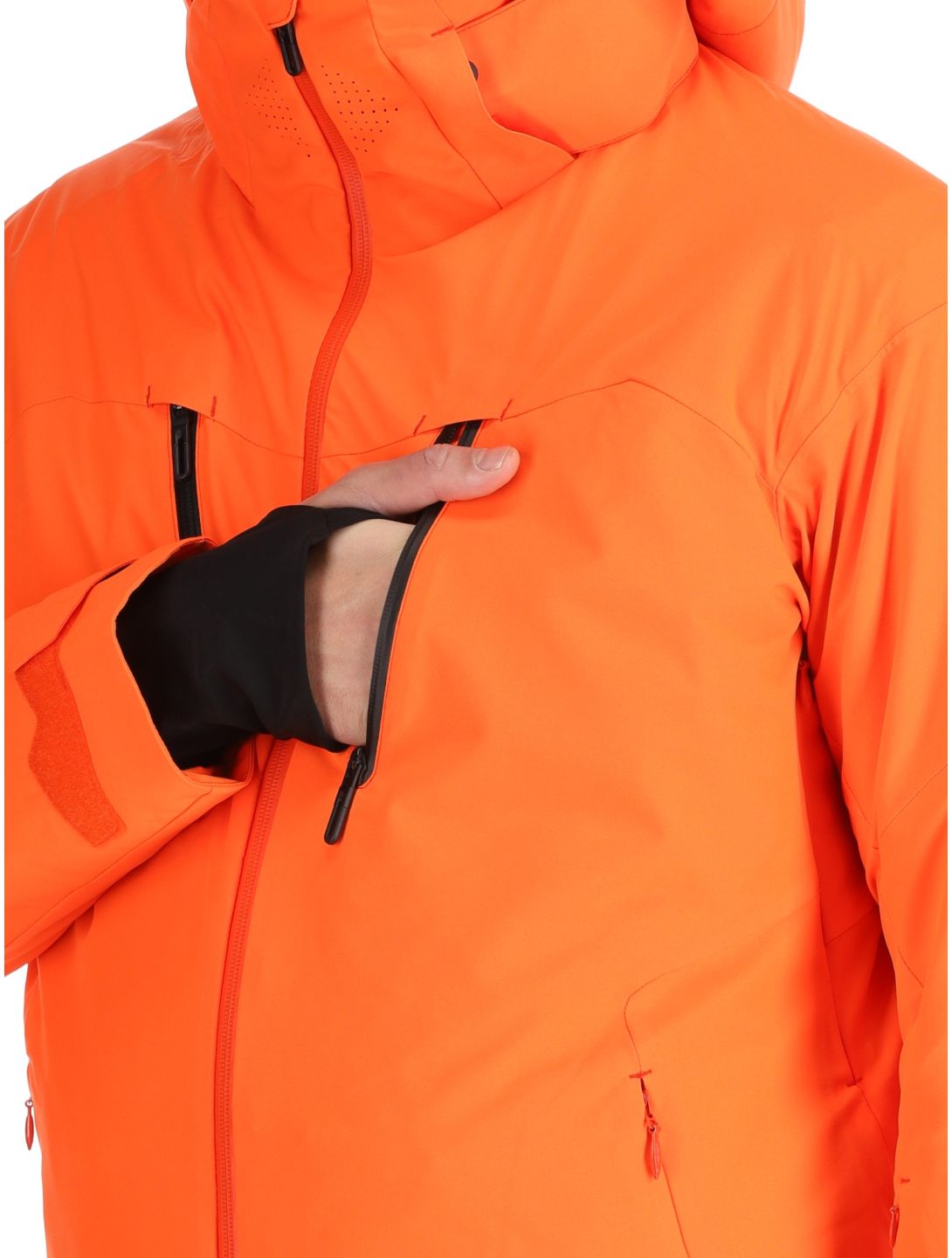 Descente, M-GK33 ski jacket men Momiji Orange orange 