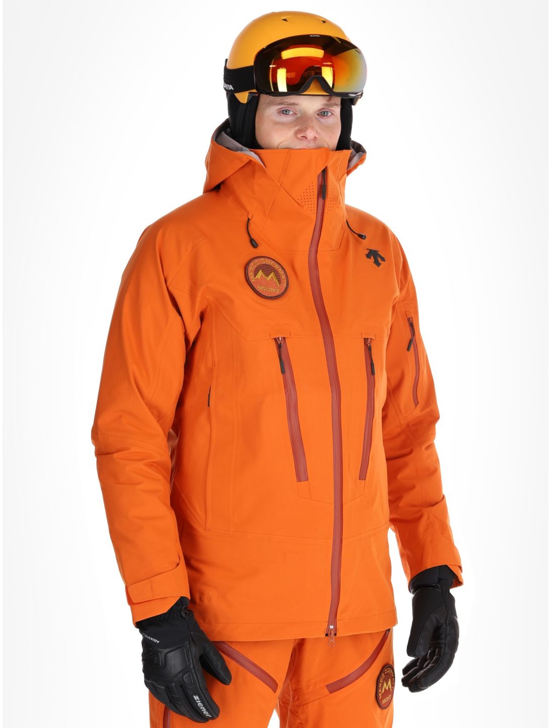 Descente, M-GK50M hardshell ski jacket men Ripen Orange orange 