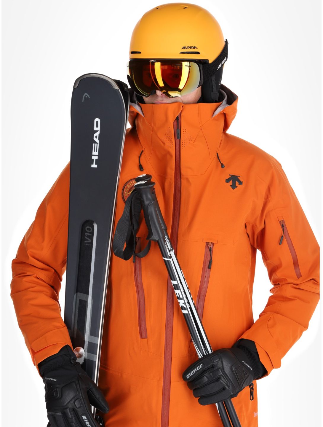 Descente, M-GK50M hardshell ski jacket men Ripen Orange orange 