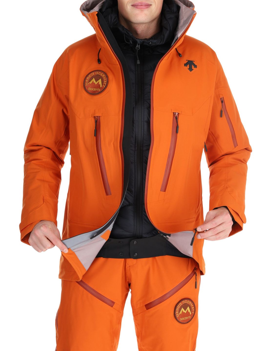 Descente, M-GK50M hardshell ski jacket men Ripen Orange orange 