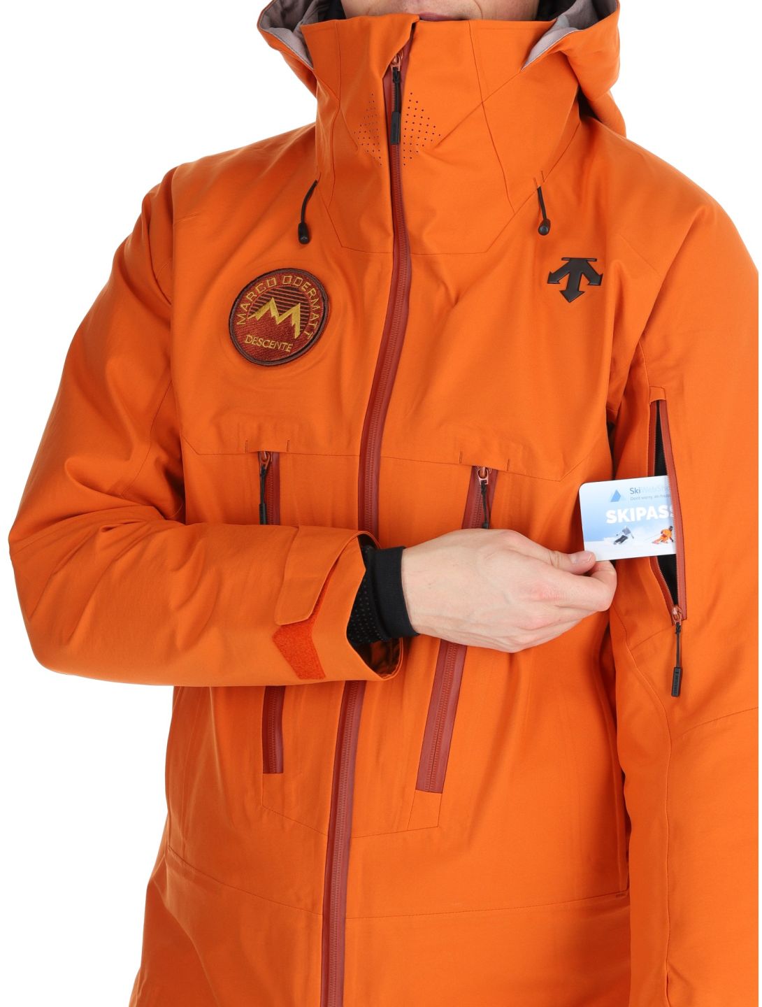 Descente, M-GK50M hardshell ski jacket men Ripen Orange orange 