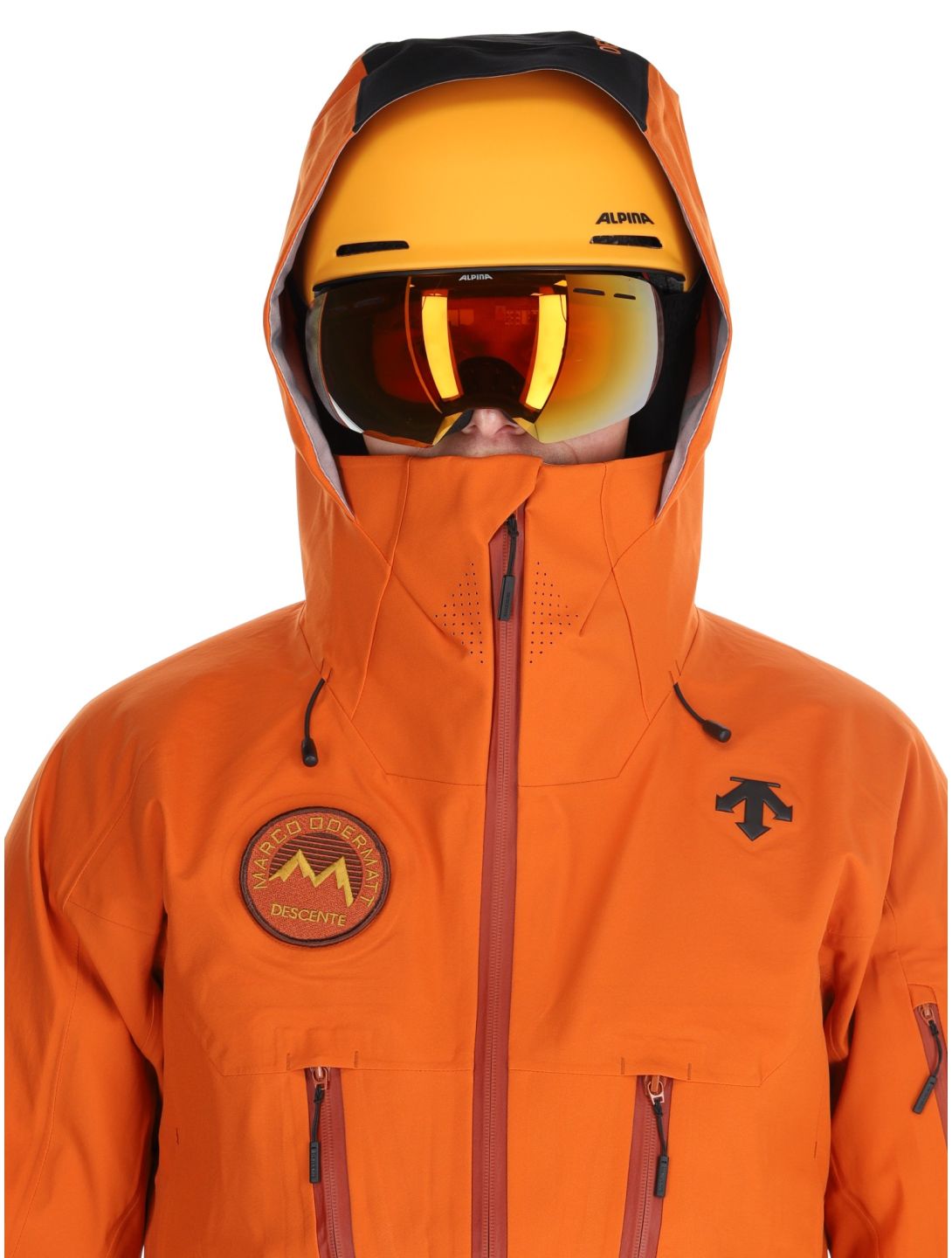 Descente, M-GK50M hardshell ski jacket men Ripen Orange orange 